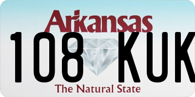 AR license plate 108KUK