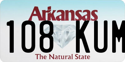 AR license plate 108KUM