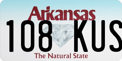 AR license plate 108KUS