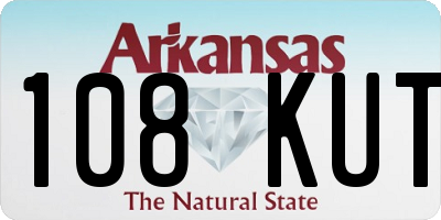 AR license plate 108KUT