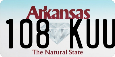 AR license plate 108KUU