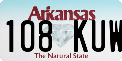 AR license plate 108KUW