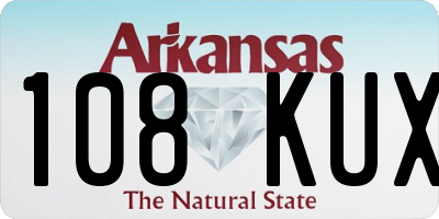 AR license plate 108KUX