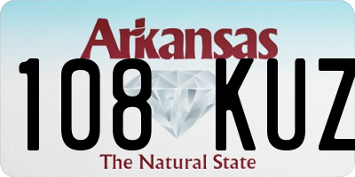 AR license plate 108KUZ