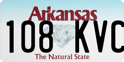 AR license plate 108KVC