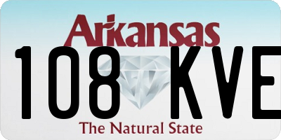 AR license plate 108KVE