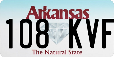 AR license plate 108KVF