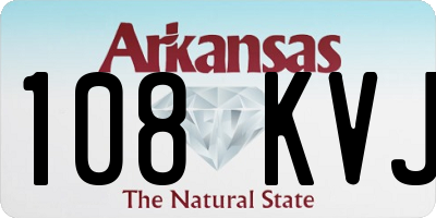 AR license plate 108KVJ