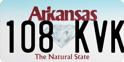 AR license plate 108KVK