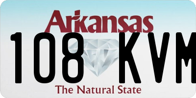 AR license plate 108KVM