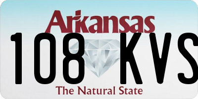 AR license plate 108KVS