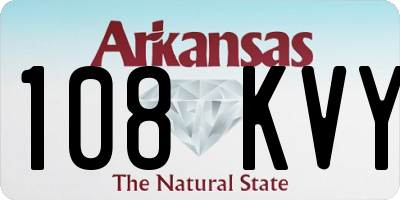AR license plate 108KVY