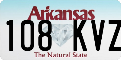 AR license plate 108KVZ