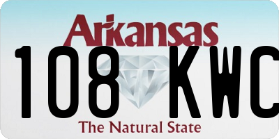 AR license plate 108KWC