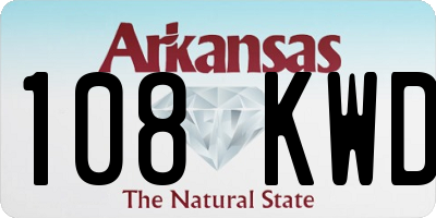 AR license plate 108KWD