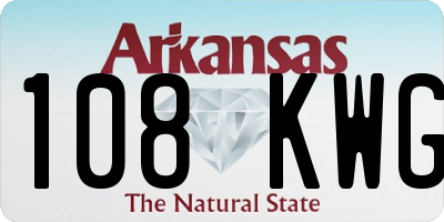 AR license plate 108KWG