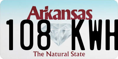 AR license plate 108KWH