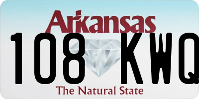 AR license plate 108KWQ