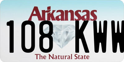 AR license plate 108KWW