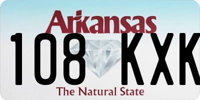 AR license plate 108KXK