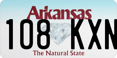 AR license plate 108KXN