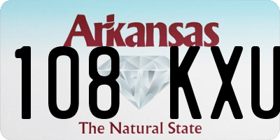 AR license plate 108KXU