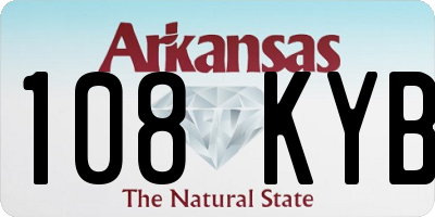 AR license plate 108KYB