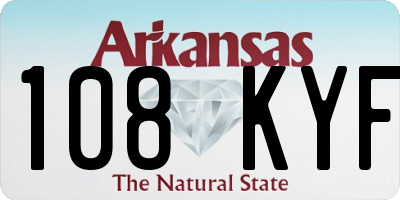 AR license plate 108KYF