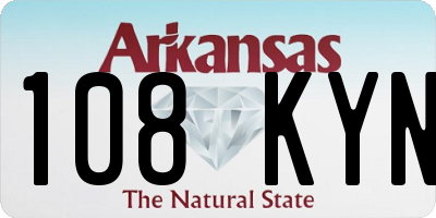 AR license plate 108KYN
