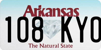 AR license plate 108KYO