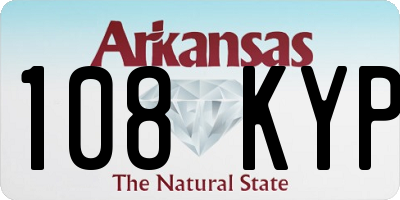 AR license plate 108KYP
