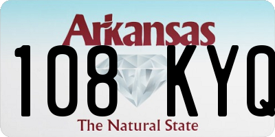 AR license plate 108KYQ