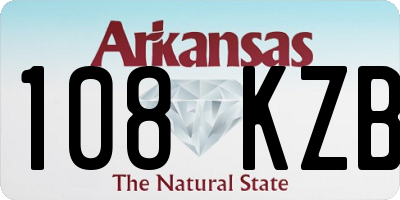 AR license plate 108KZB