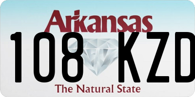 AR license plate 108KZD
