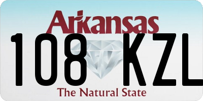 AR license plate 108KZL