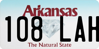 AR license plate 108LAH