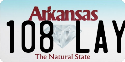 AR license plate 108LAY