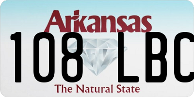 AR license plate 108LBC
