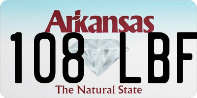 AR license plate 108LBF