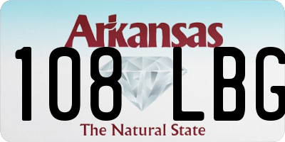 AR license plate 108LBG