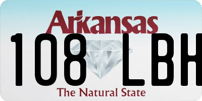 AR license plate 108LBH