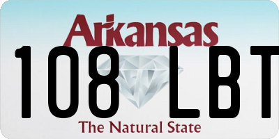 AR license plate 108LBT