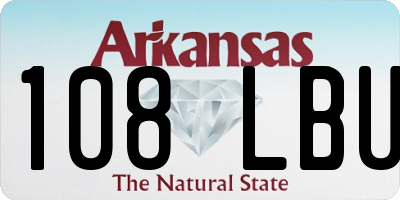 AR license plate 108LBU