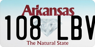 AR license plate 108LBV