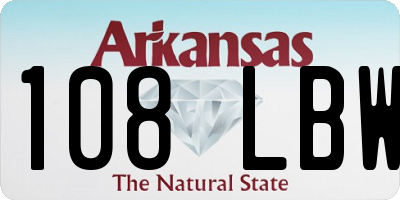 AR license plate 108LBW