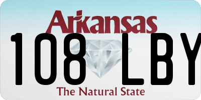 AR license plate 108LBY