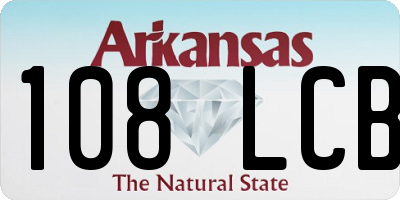 AR license plate 108LCB