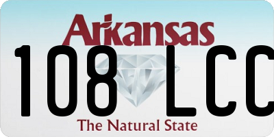 AR license plate 108LCC