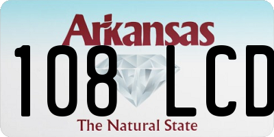 AR license plate 108LCD