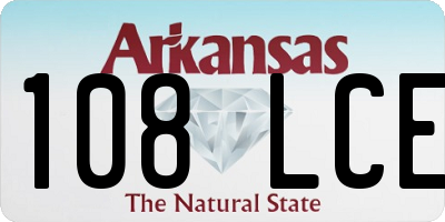 AR license plate 108LCE